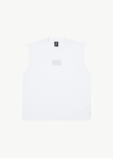 Afends Mens Limits - Graphic Sleeveless T-Shirt - White - Afends mens limits   graphic sleeveless t shirt   white 