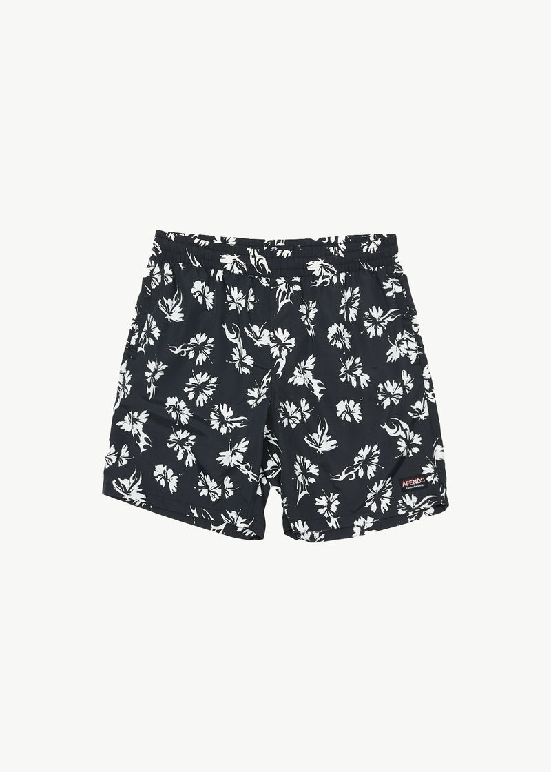 AFENDS Mens Hibiscus - Swim Short 18