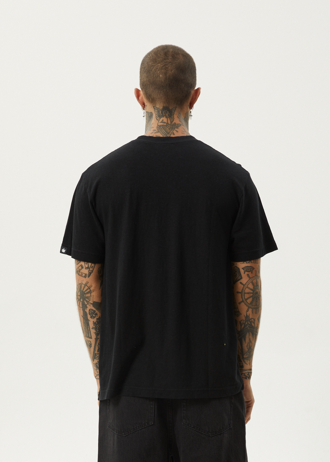 AFENDS Mens Classic - Retro Fit Tee - Black 