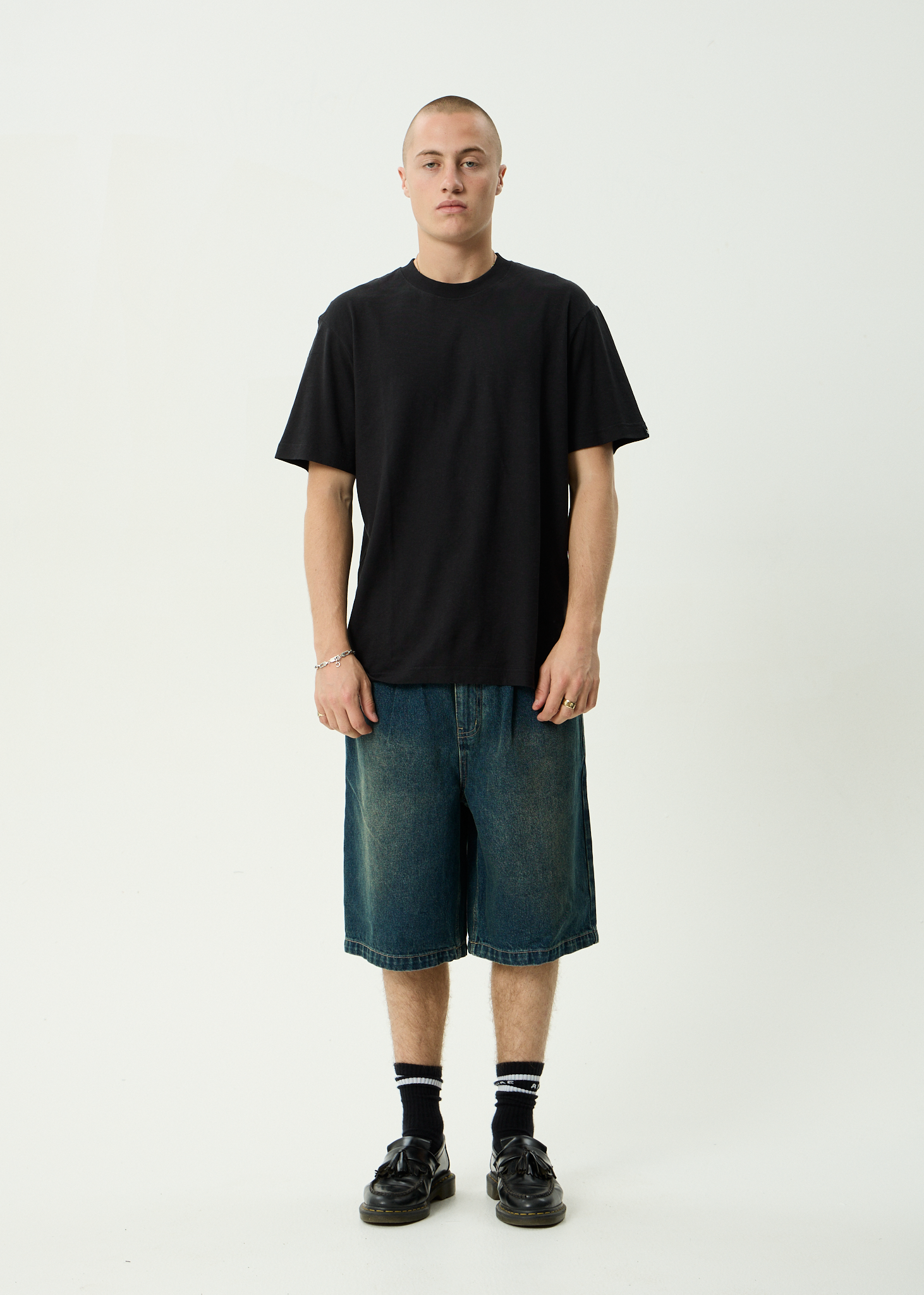 AFENDS Mens Classic - Retro Tee - Black