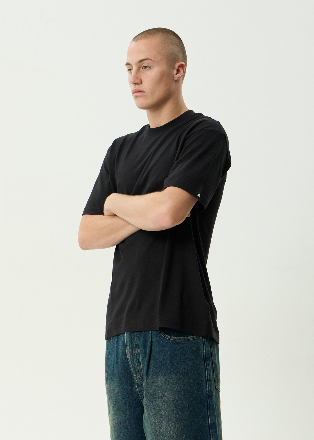 AFENDS Mens Classic - Retro Tee - Black