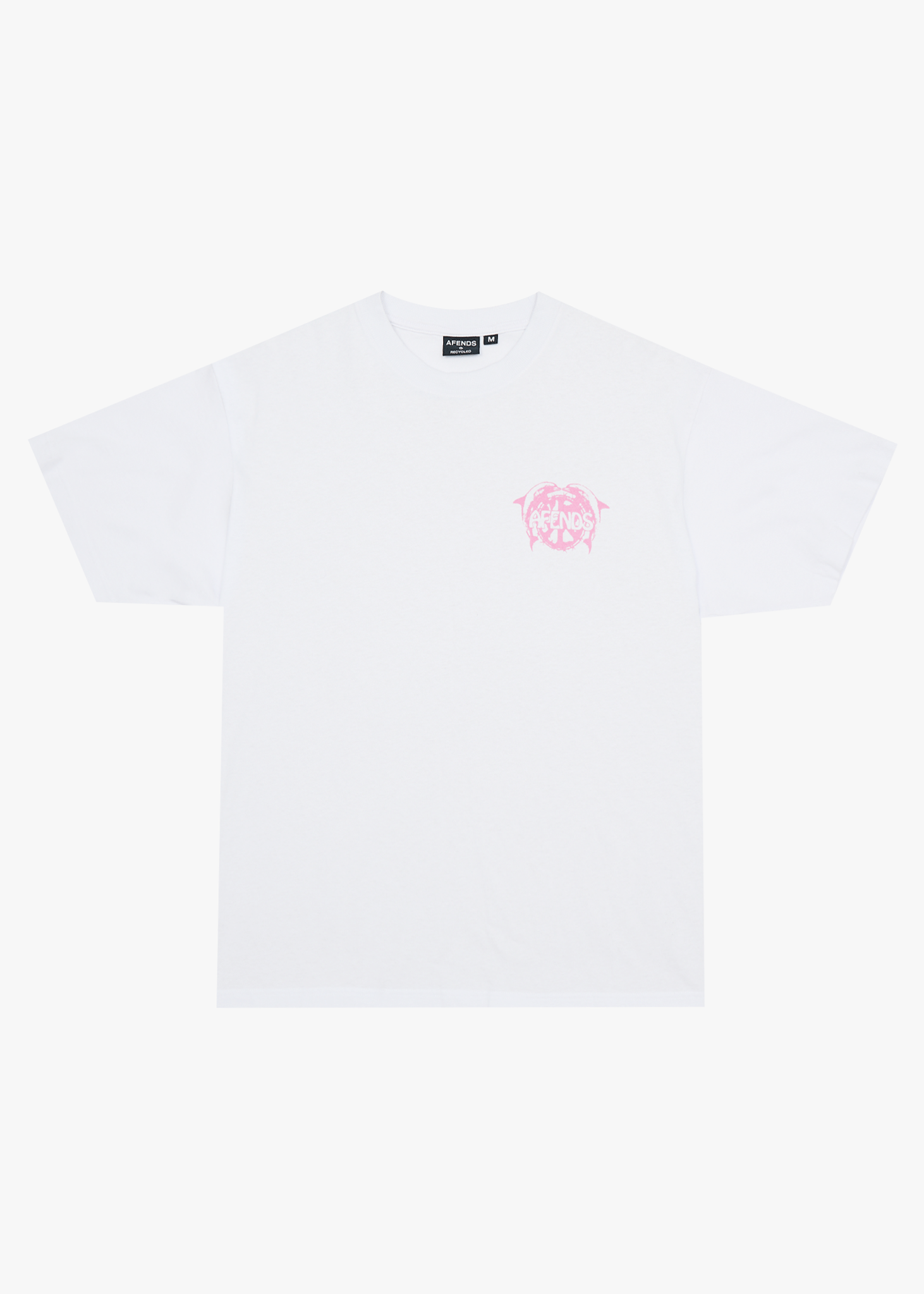 AFENDS Mens Dolfends - Boxy Tee - White