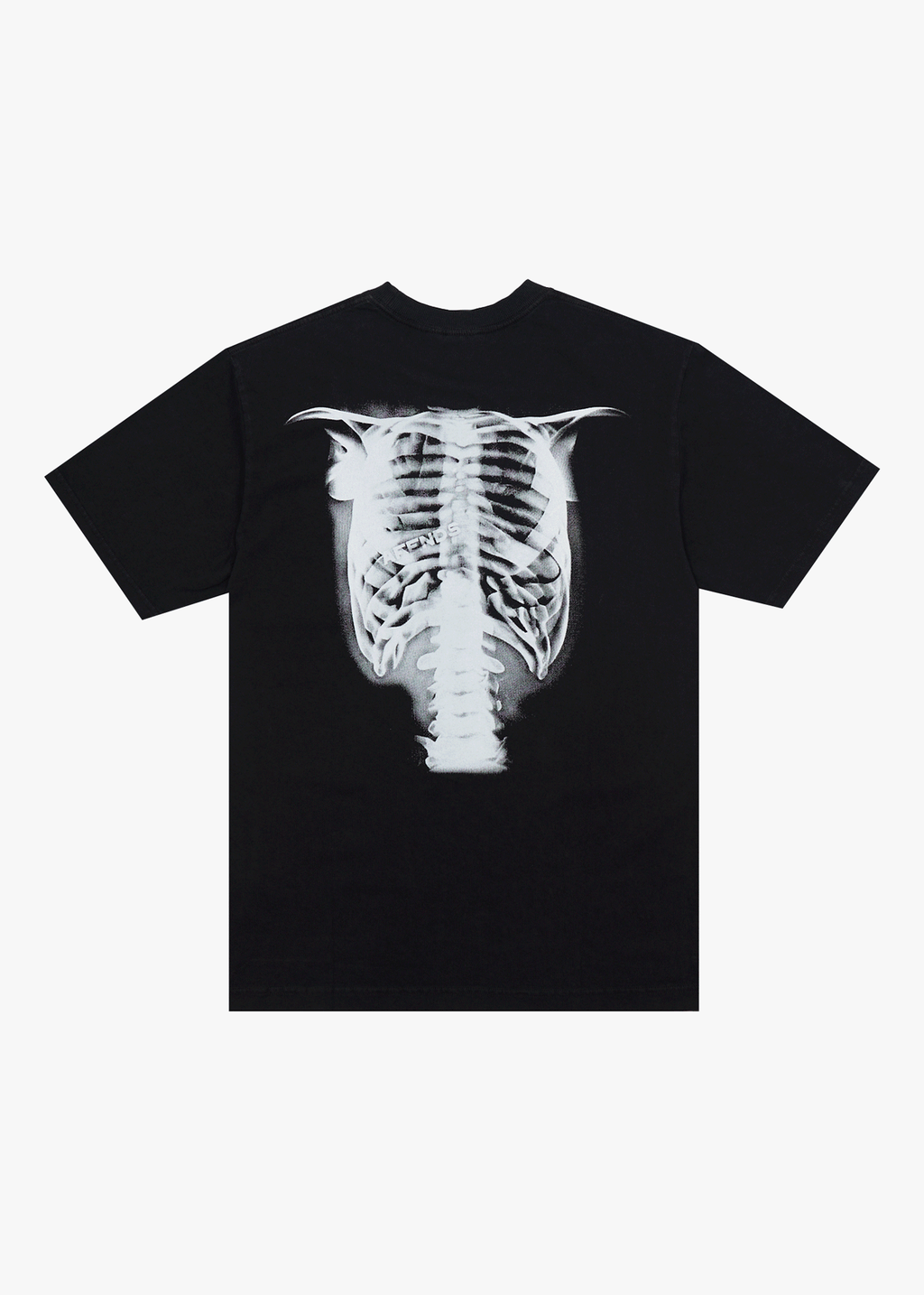 AFENDS Mens X-Ray - Retro Tee - Stone Black