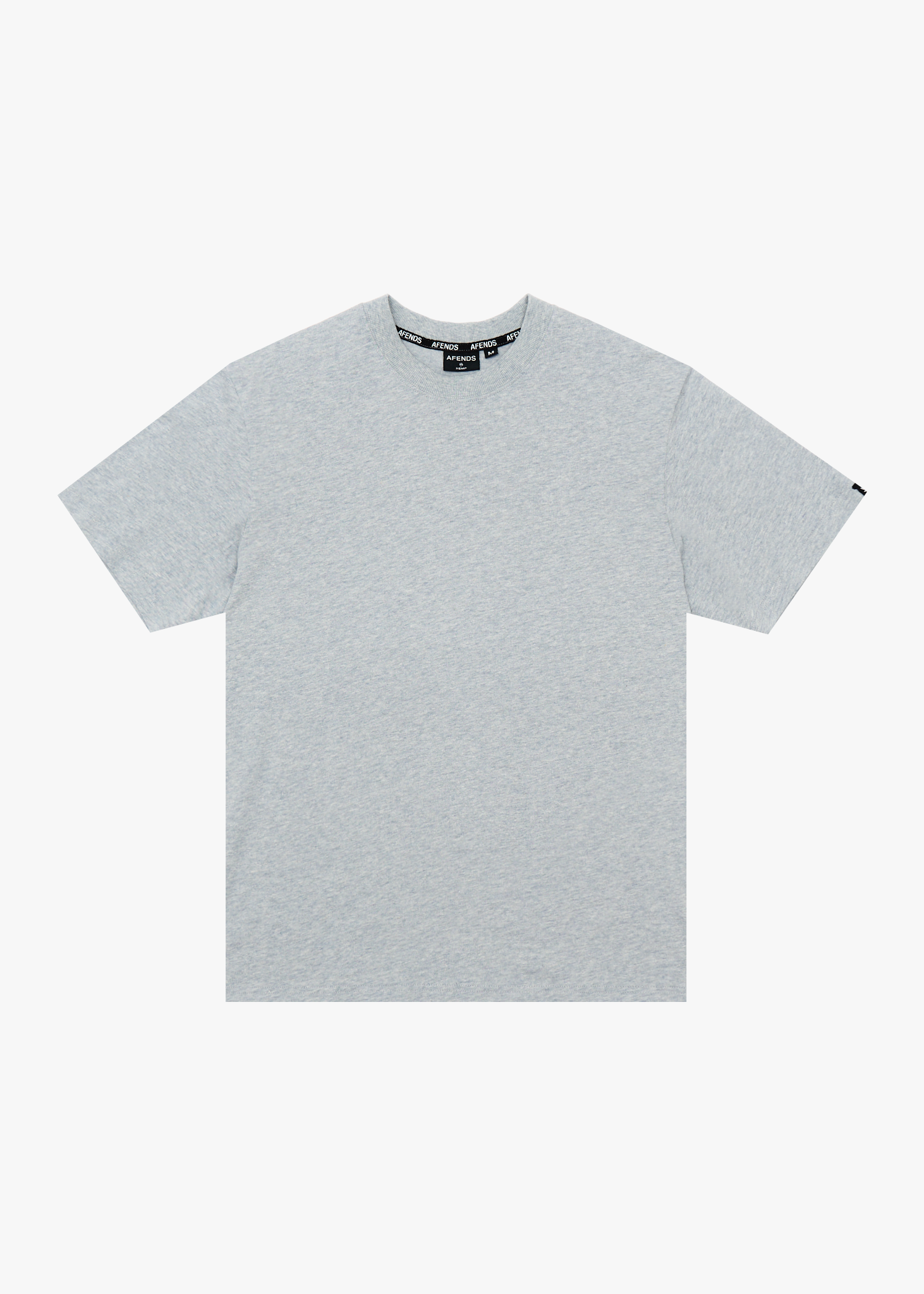 AFENDS Mens Classic - Retro Tee - Shadow Grey Marle