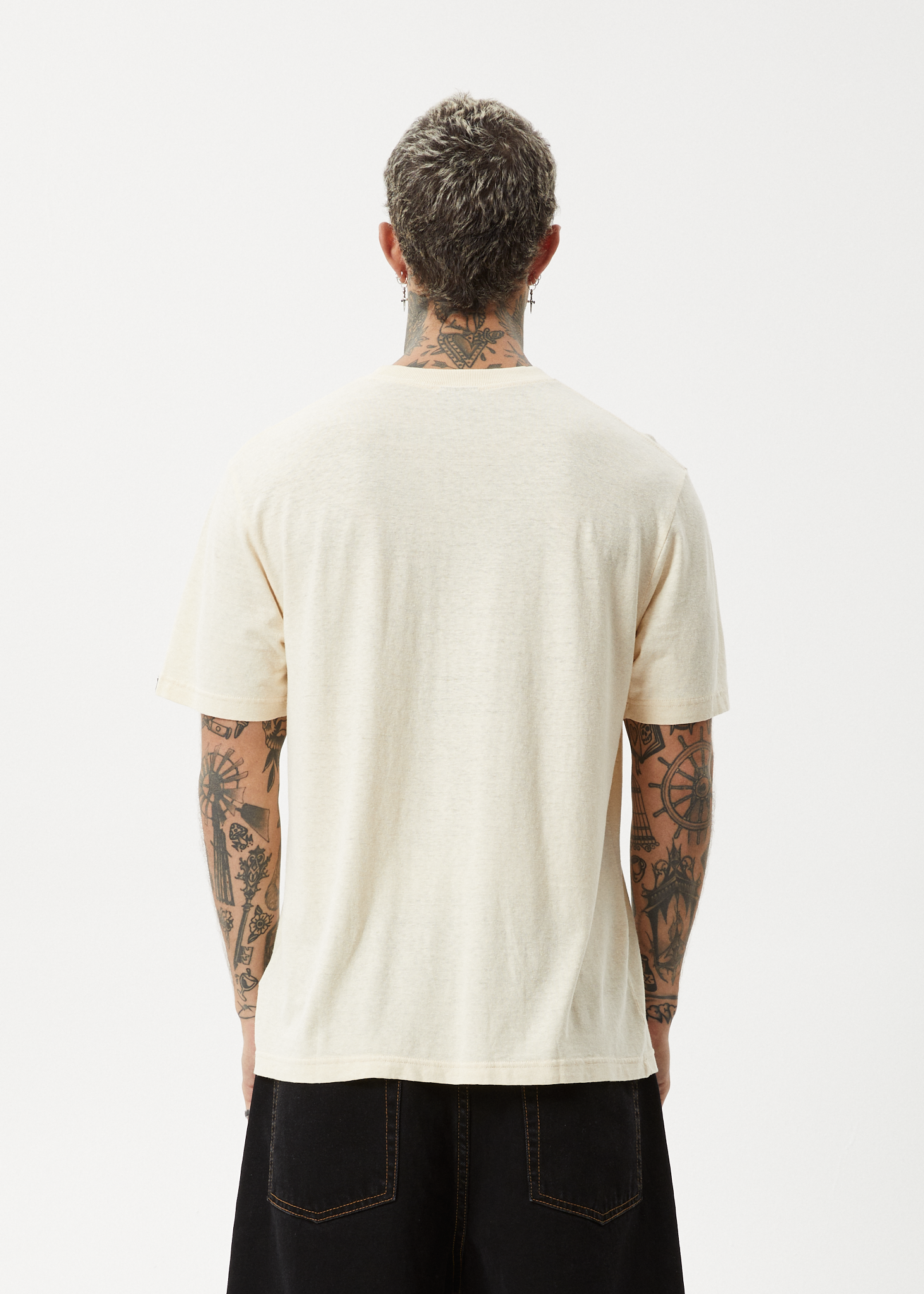AFENDS Mens Classic - Retro Tee - Sand