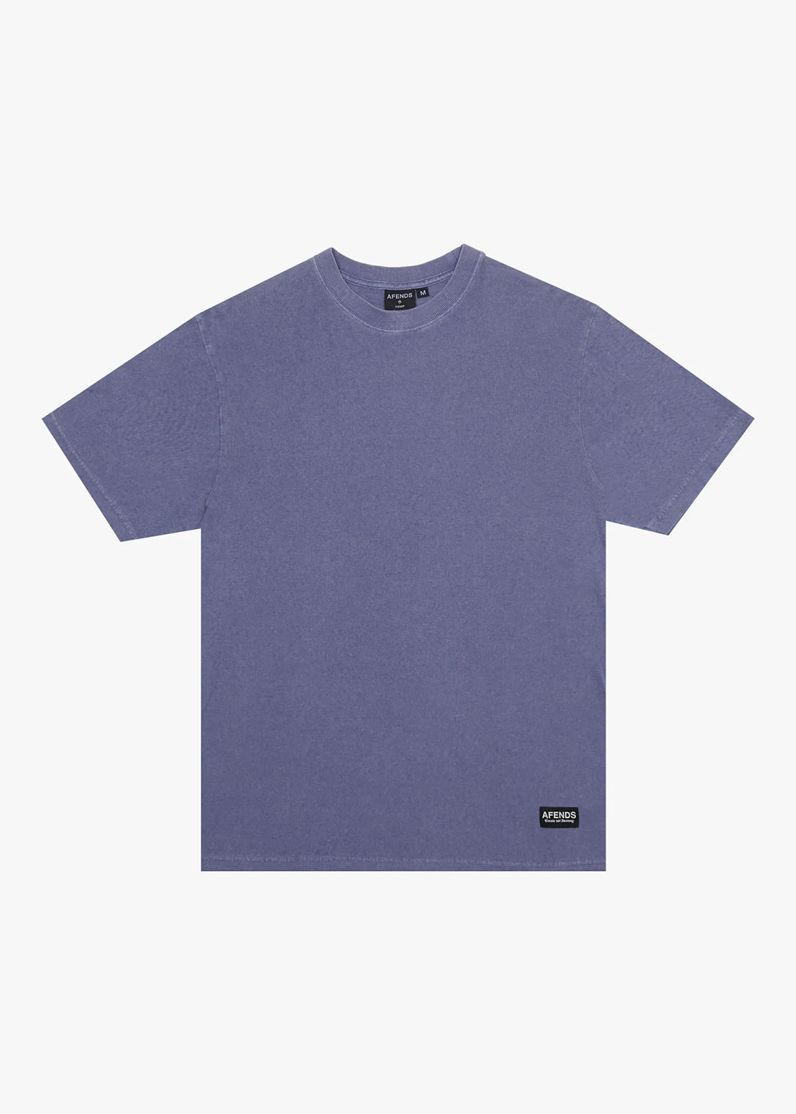 AFENDS Mens Classic - Retro Tee - Vintage Aubergine
