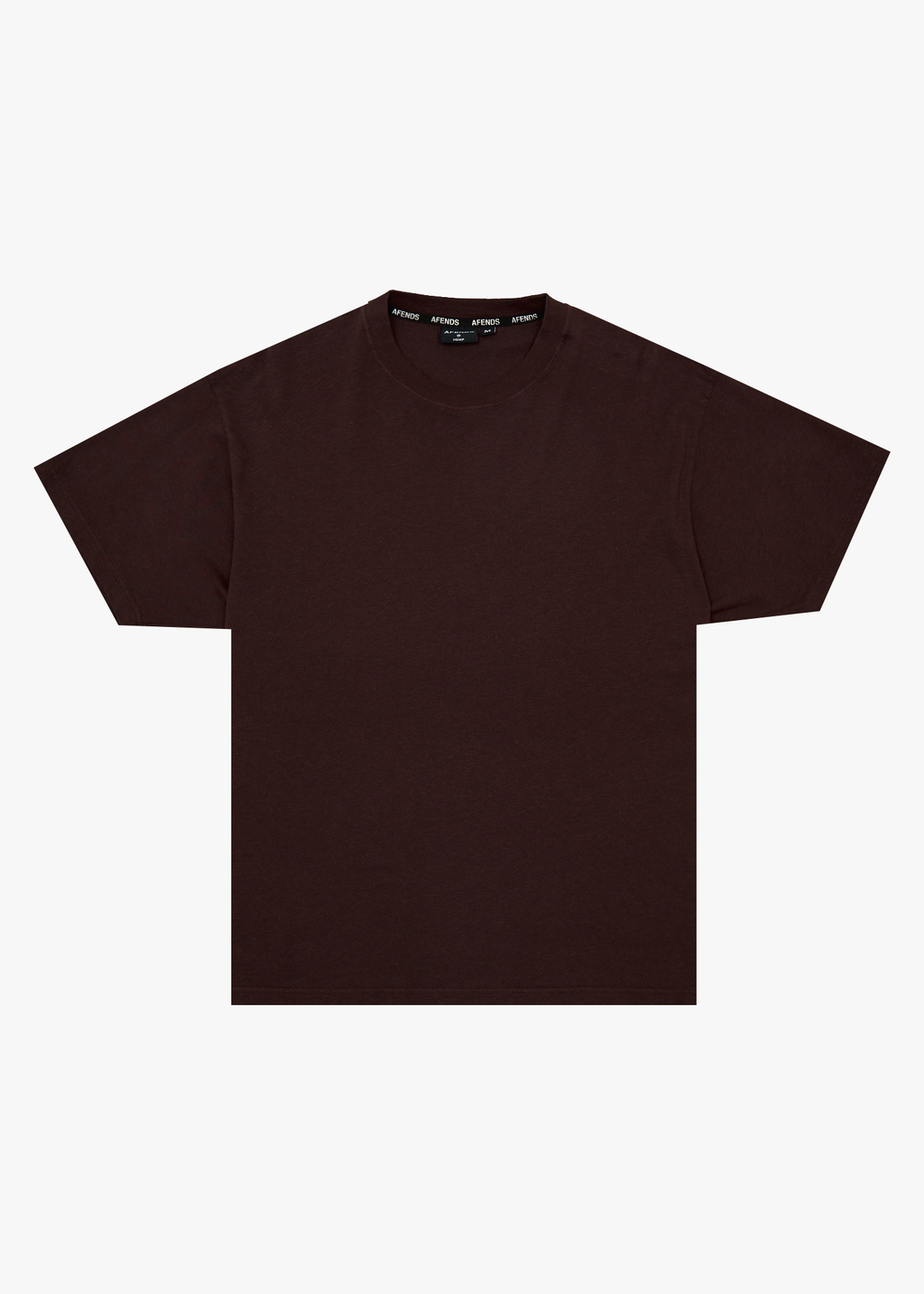 AFENDS Mens Classic - Retro Tee - Washed Coffee