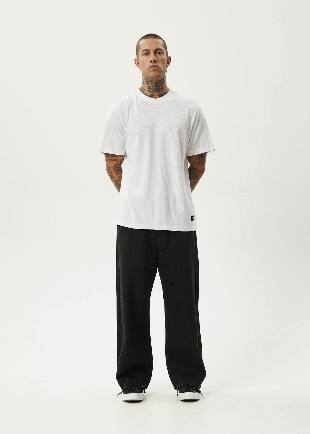 AFENDS Mens Classic - Retro Fit Tee - White 