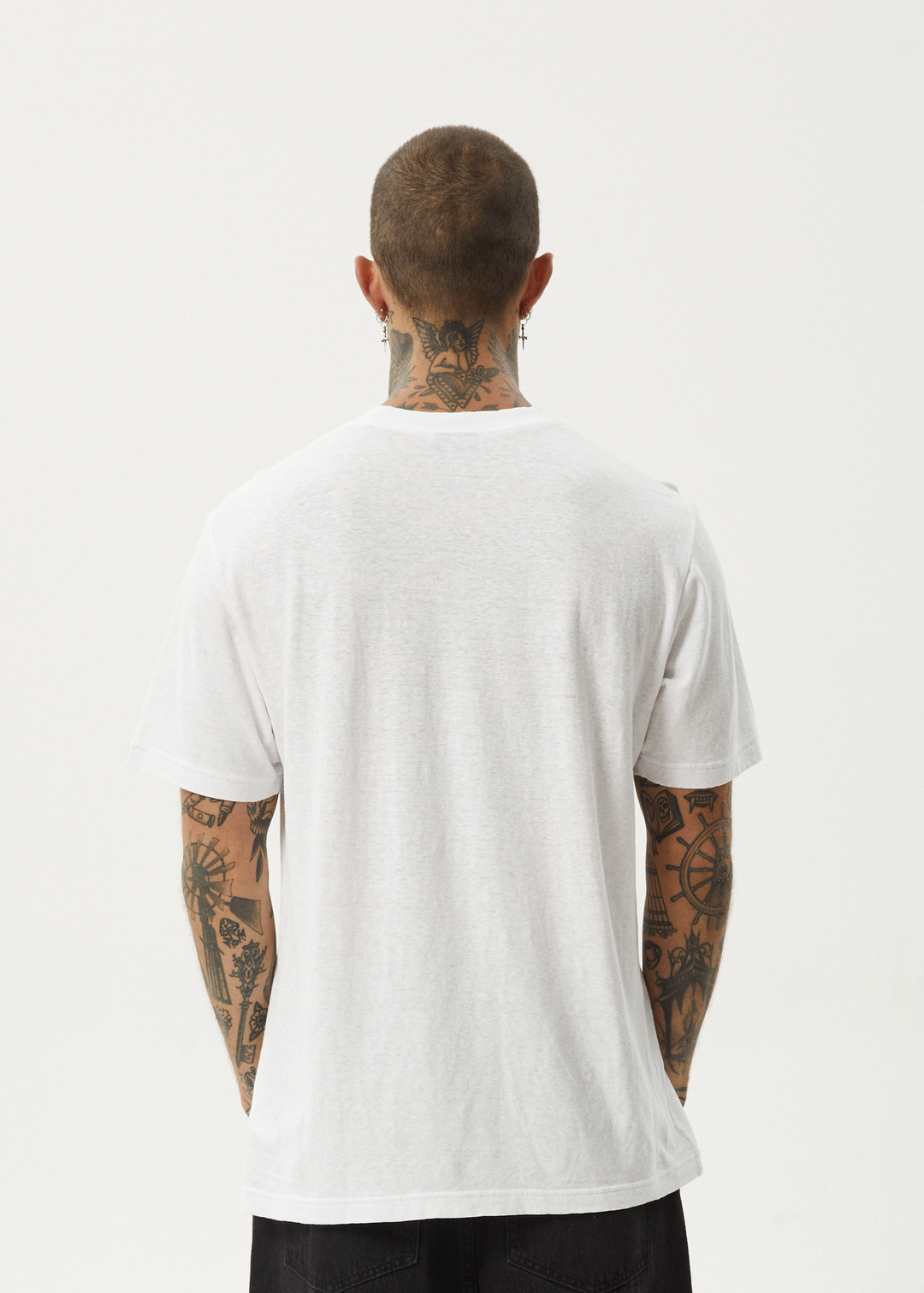 AFENDS Mens Classic - Retro Fit Tee - White 