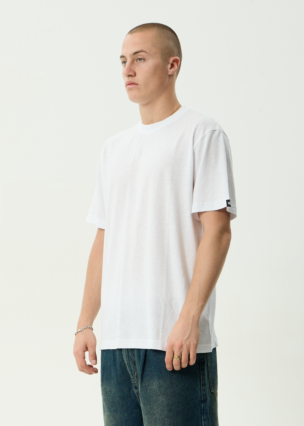 AFENDS Mens Classic - Retro Tee - White