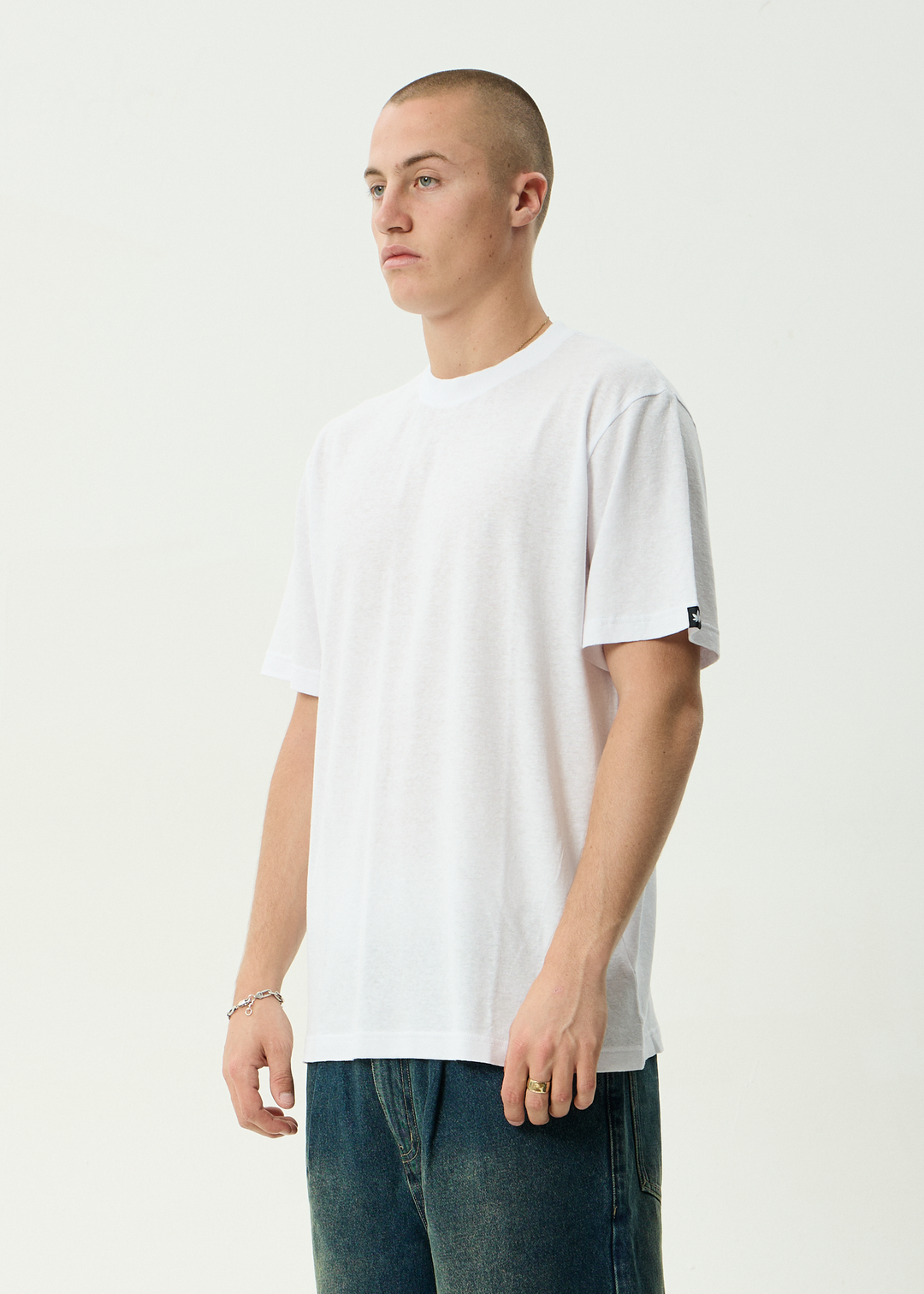 AFENDS Mens Classic - Retro Tee - White
