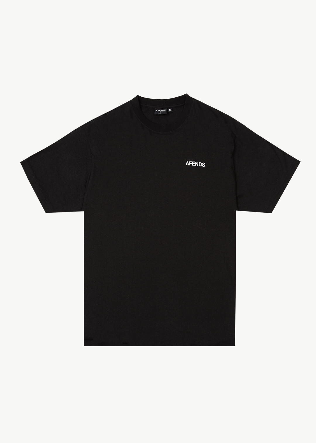 AFENDS Mens Staple - Boxy Fit Tee - Black 