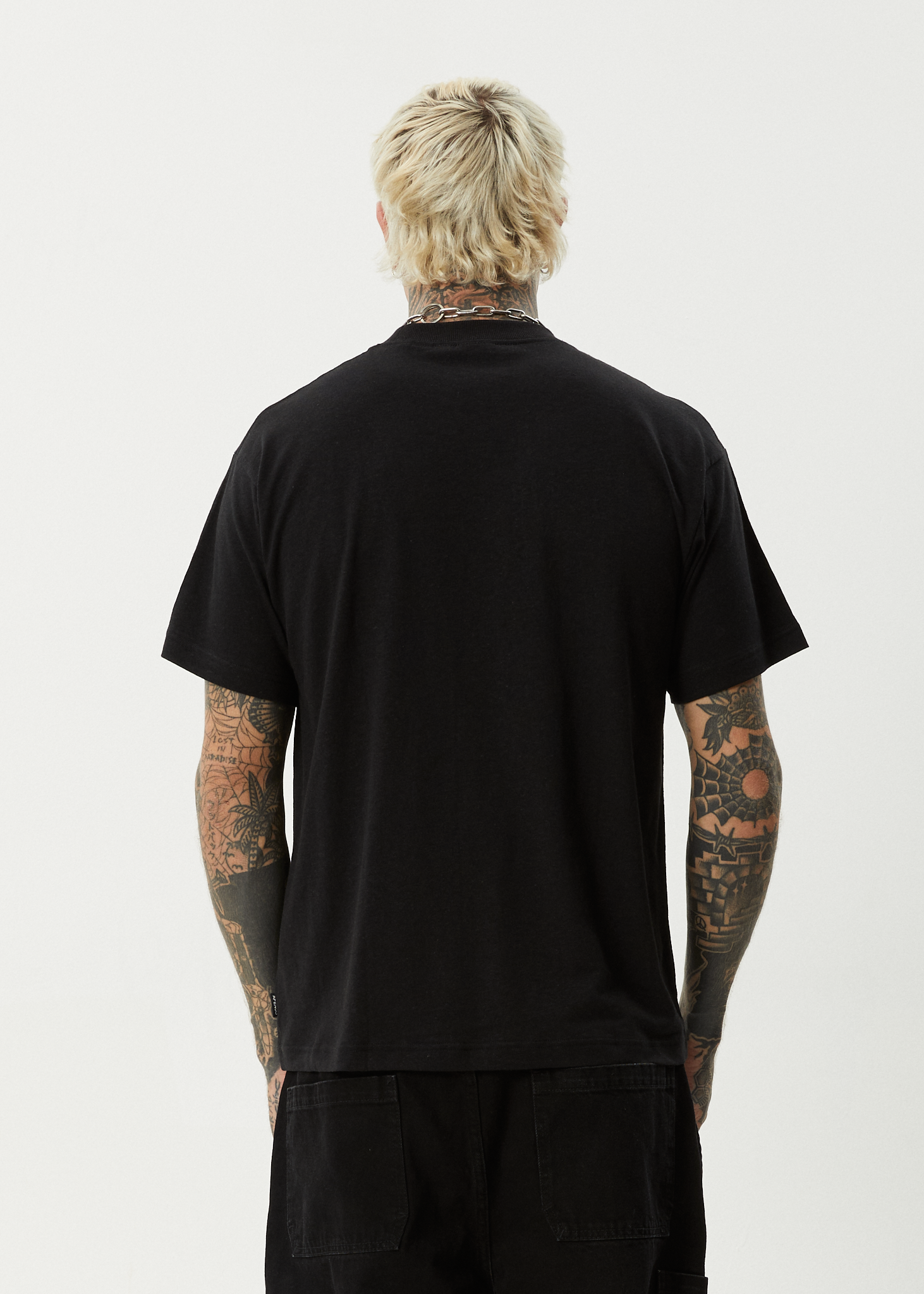AFENDS Mens Foundation - Boxy Tee - Black