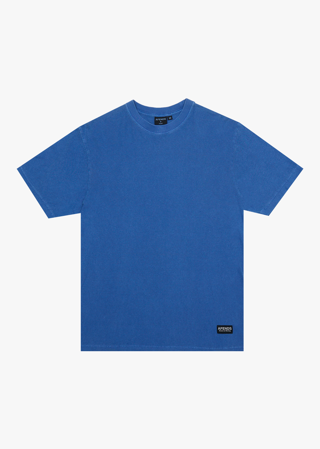 AFENDS Mens Classic - Retro Tee - Washed Marina