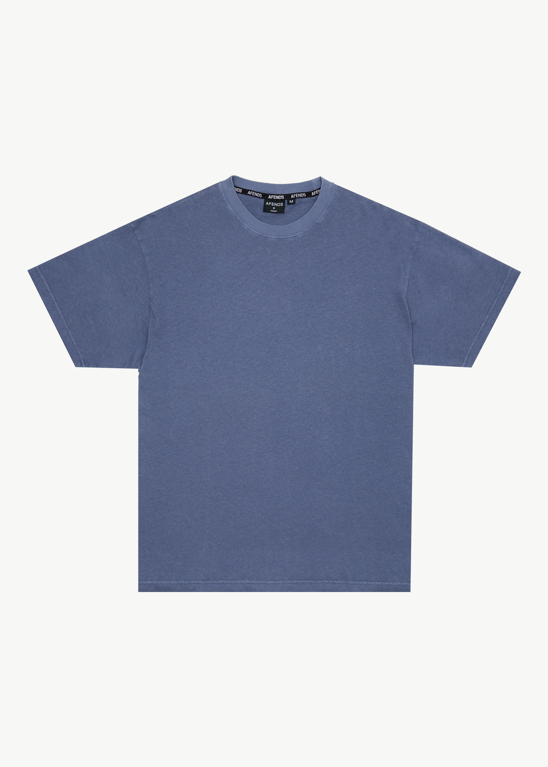 AFENDS Mens Foundation - Boxy Fit Tee - Washed Marlin 