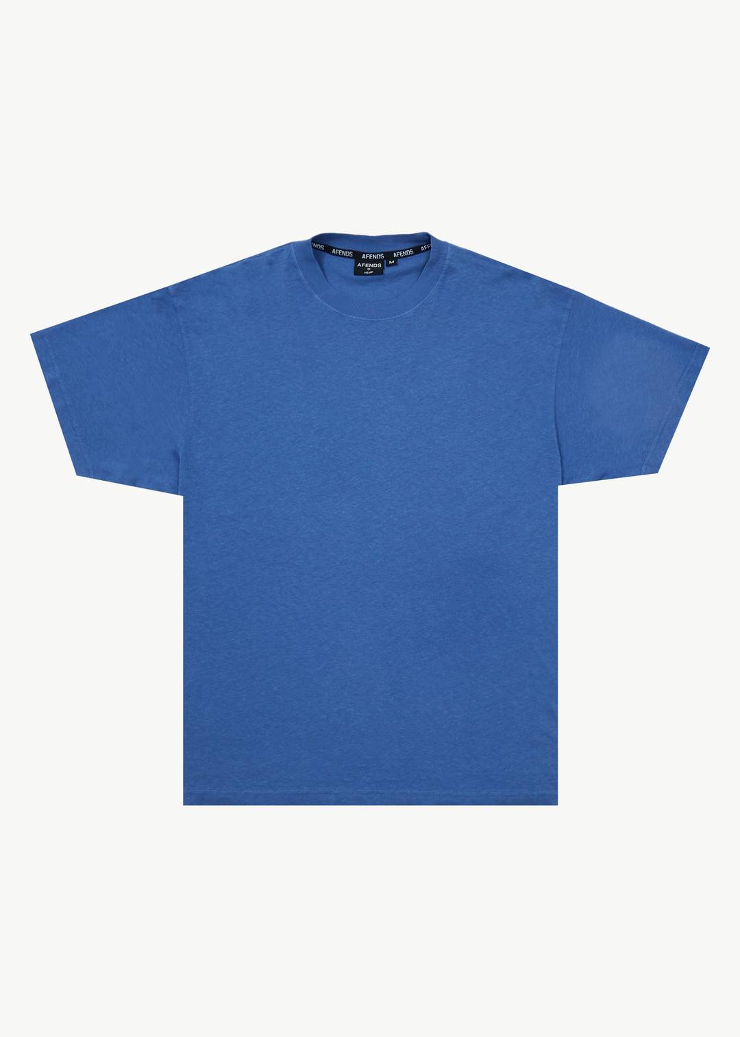 AFENDS Mens Foundation - Boxy Tee - Washed Marina