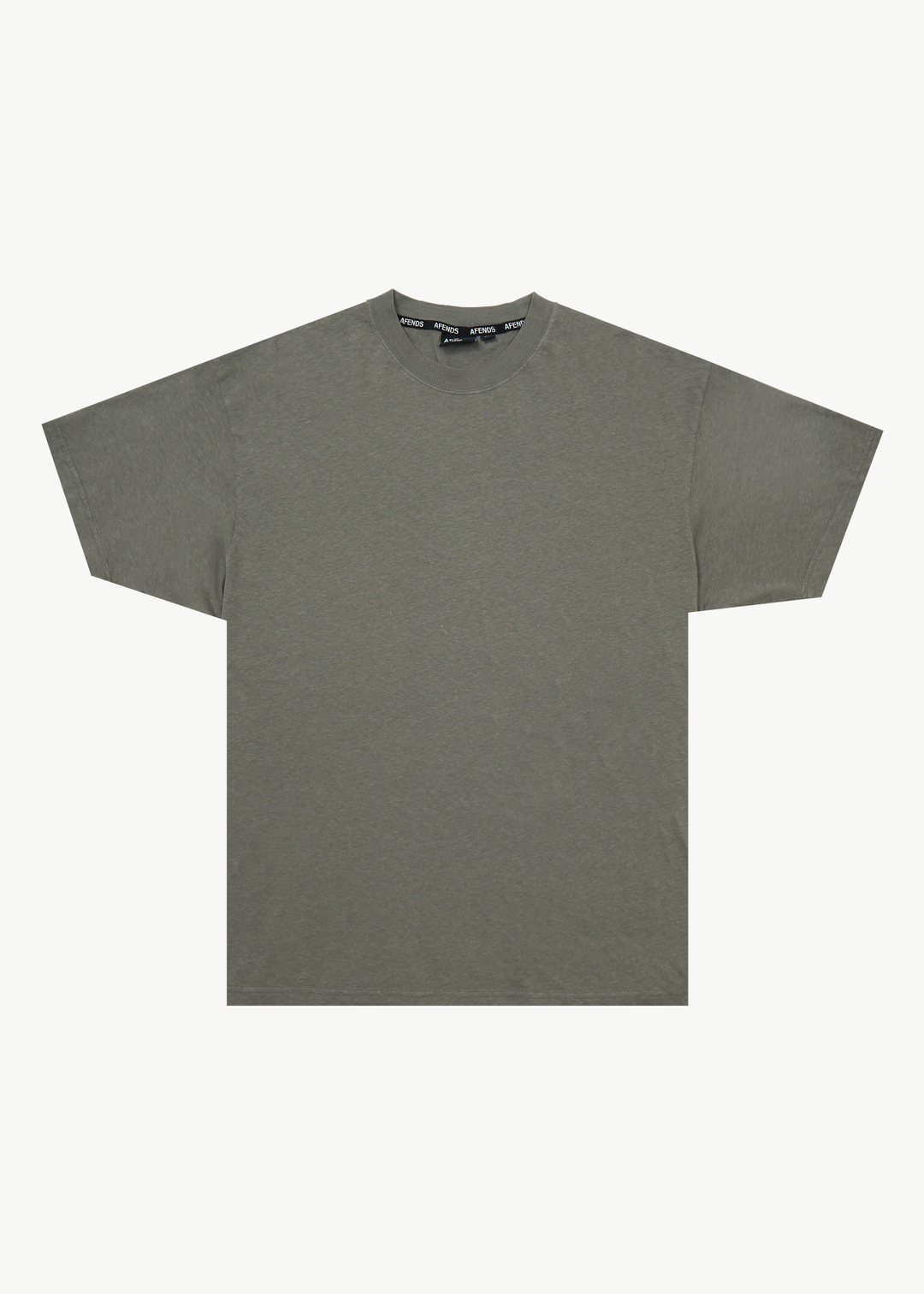 AFENDS Mens Foundation - Boxy Tee - Washed Sycamore