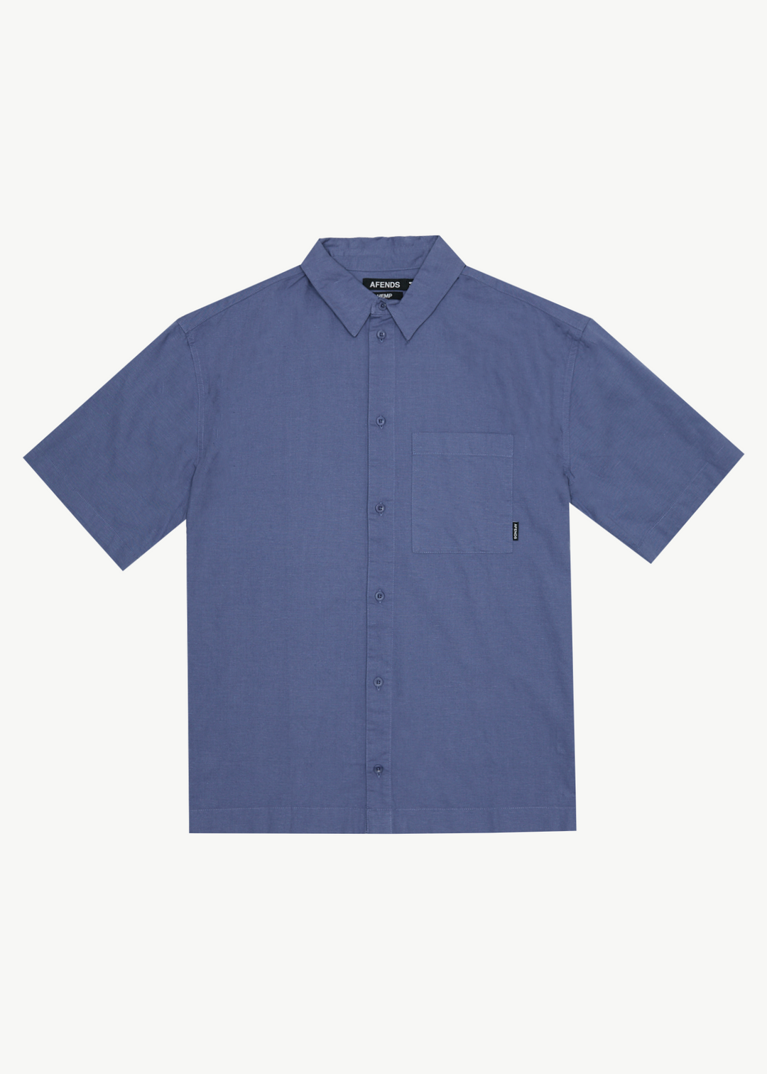 AFENDS Mens Everyday - Short Sleeve Shirt - Marlin