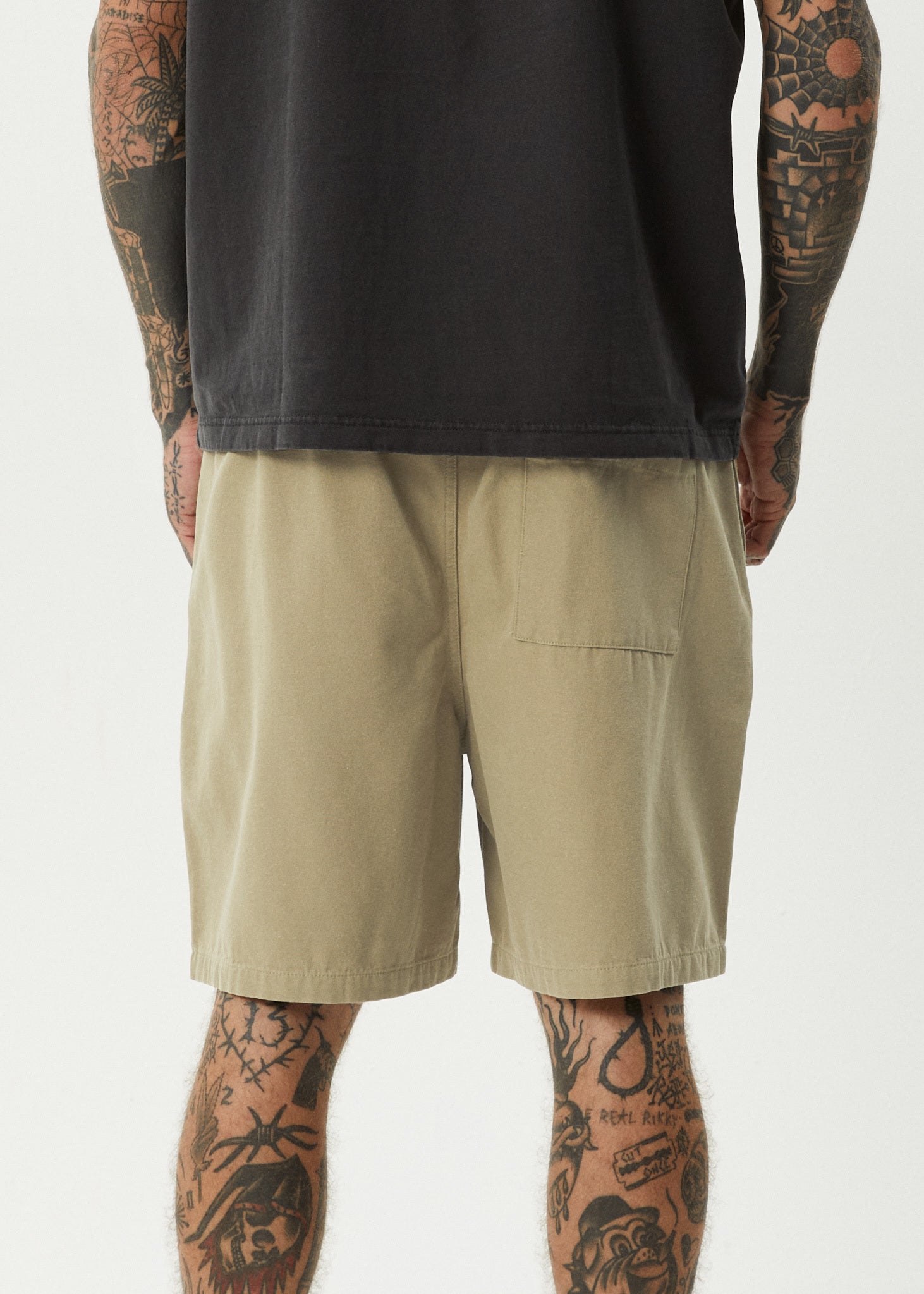 AFENDS Mens Ninety Eights - Oversized Short 20" - Boa
