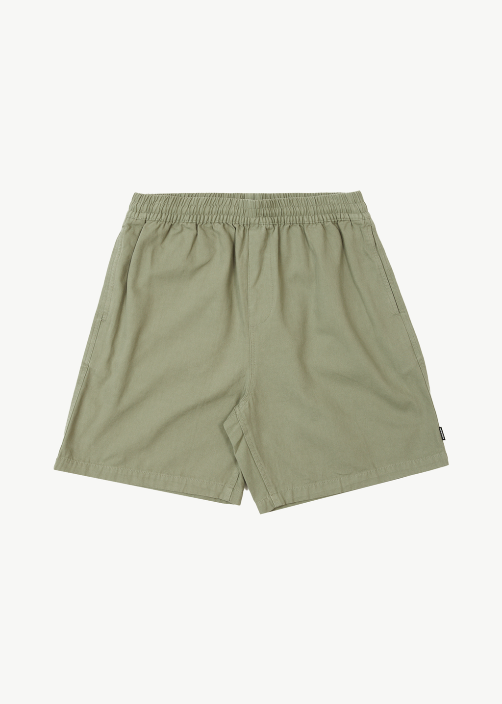 AFENDS Mens Ninety Eights - Oversized Short 20" - Olive