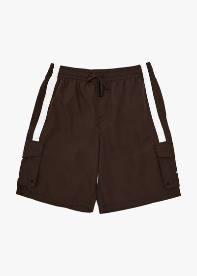 AFENDS Mens House Related - Recycled Cargo Short 21 Inch - Coffee