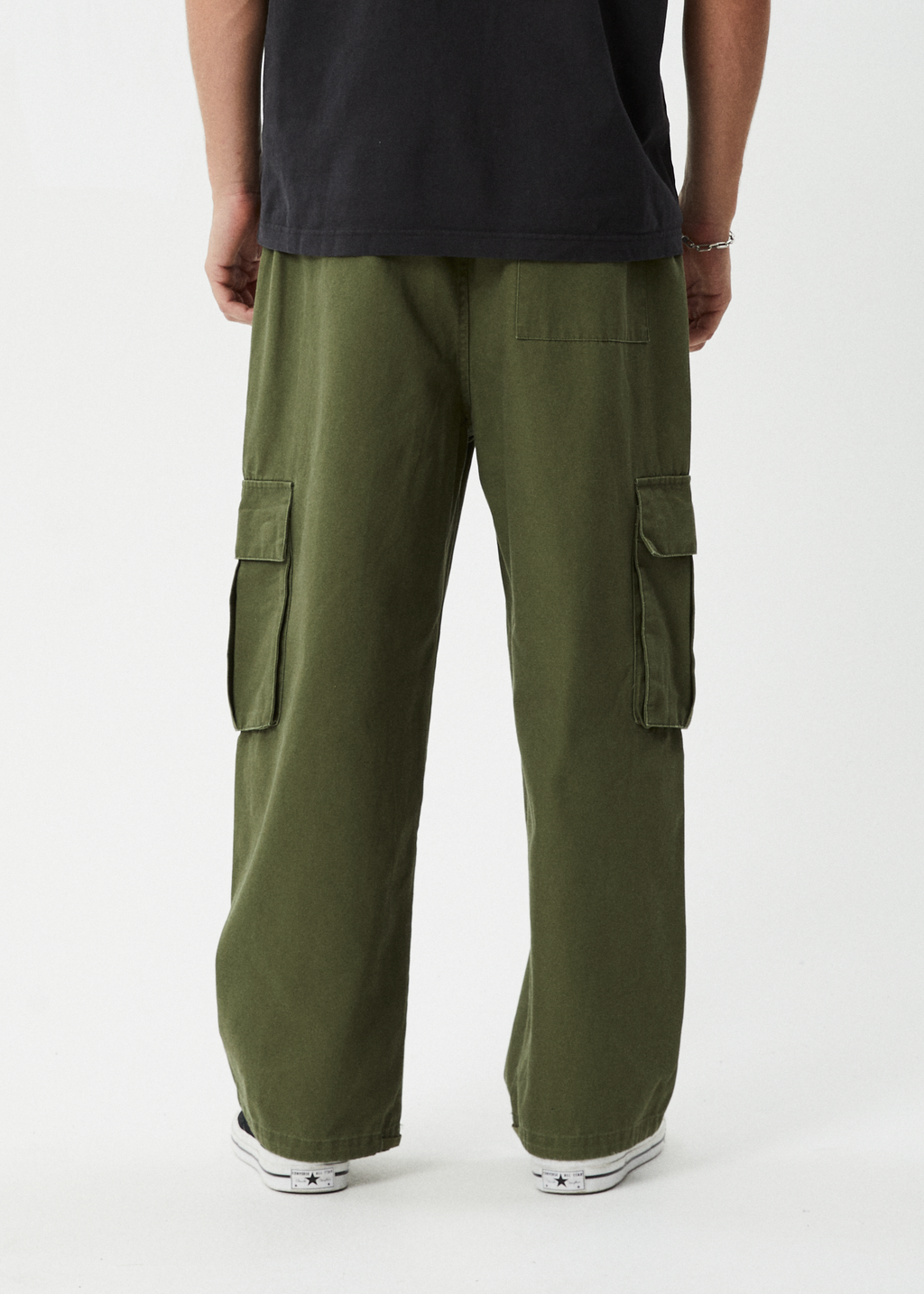 AFENDS Mens Atlas Canvas - Cargo Pant - Military