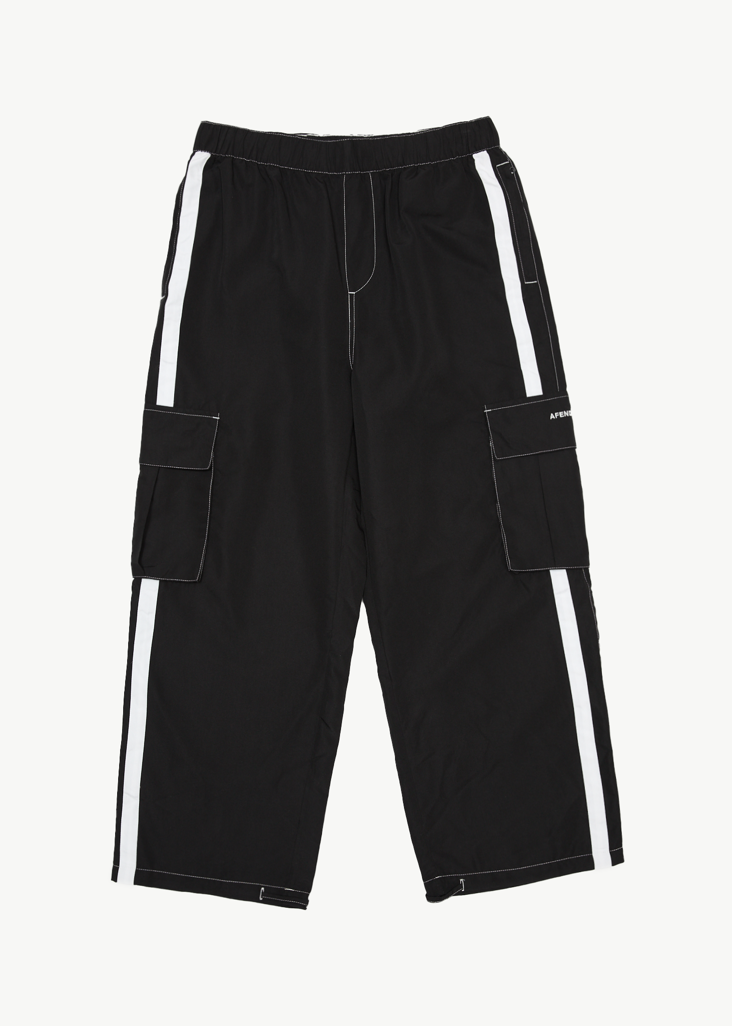 AFENDS Mens House Related - Cargo Pant - Black