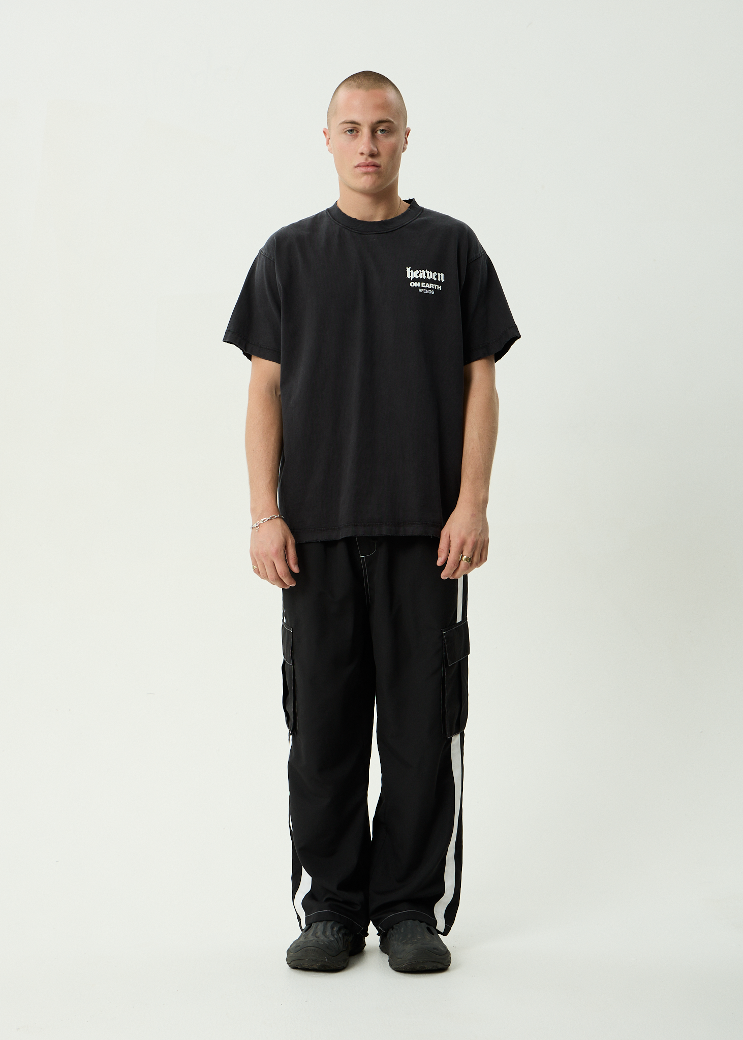 AFENDS Mens House Related - Cargo Pant - Black