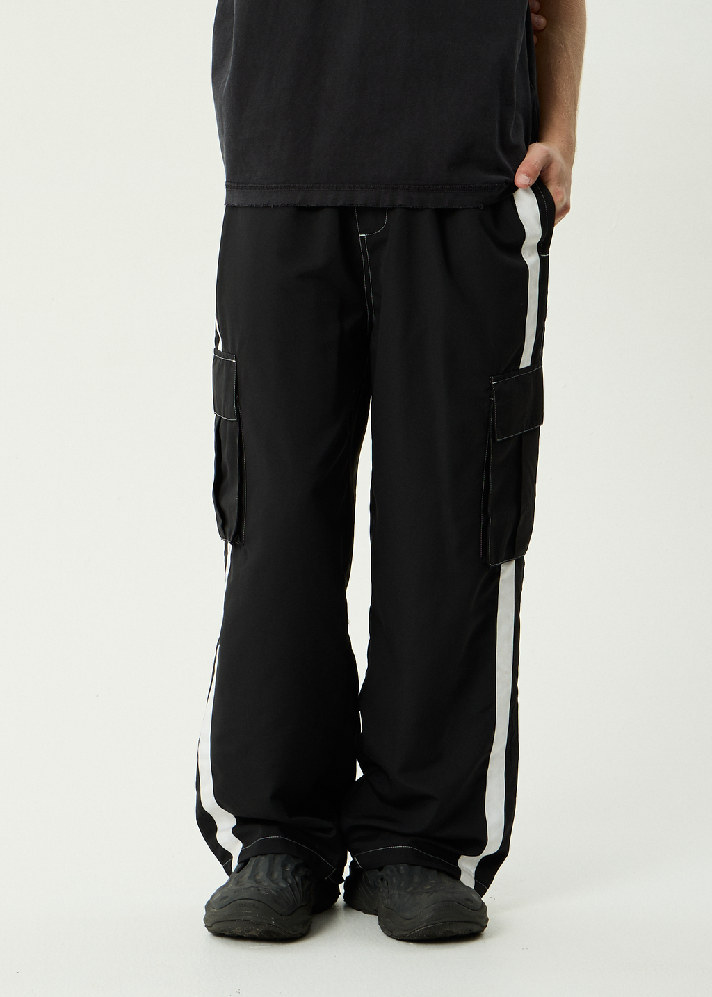 AFENDS Mens House Related - Cargo Pant - Black