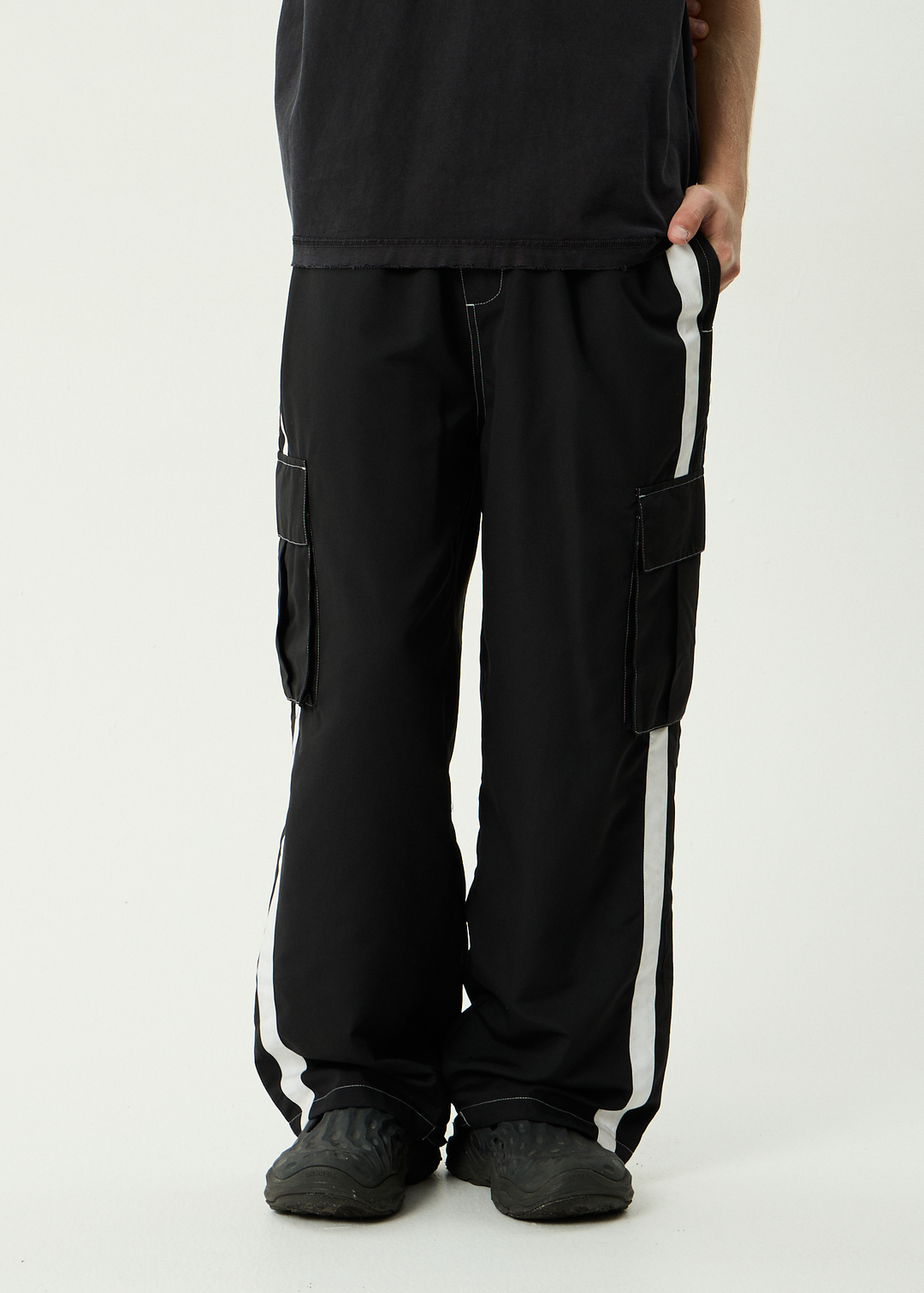 AFENDS Mens House Related - Cargo Pant - Black