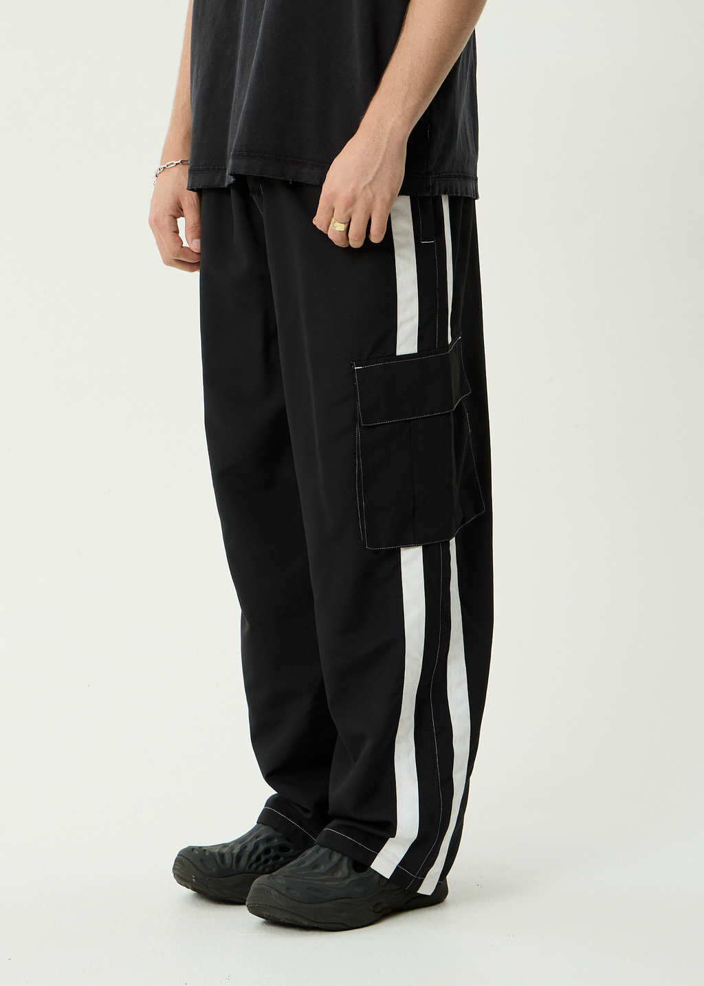 AFENDS Mens House Related - Cargo Pant - Black
