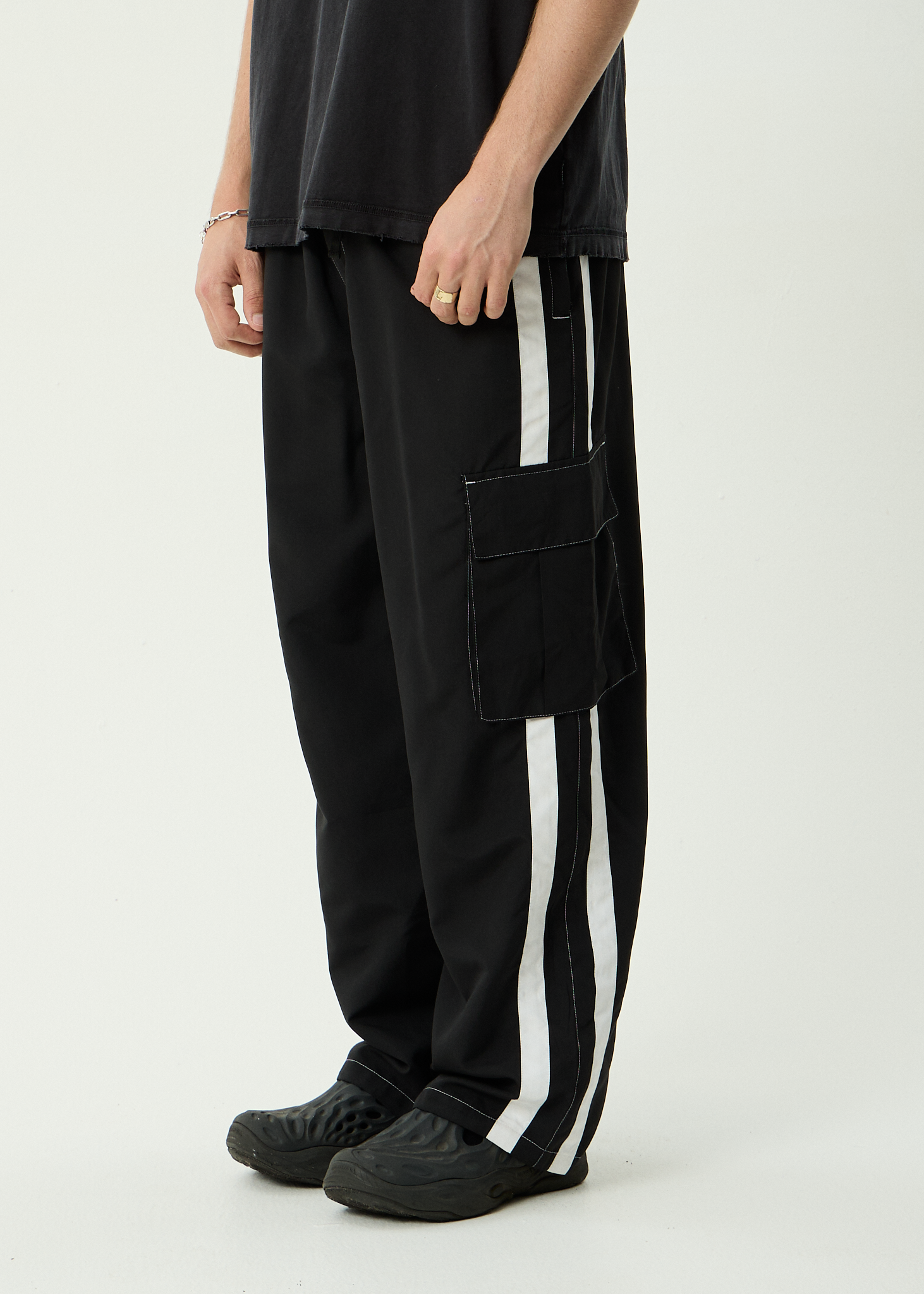 AFENDS Mens House Related - Cargo Pant - Black