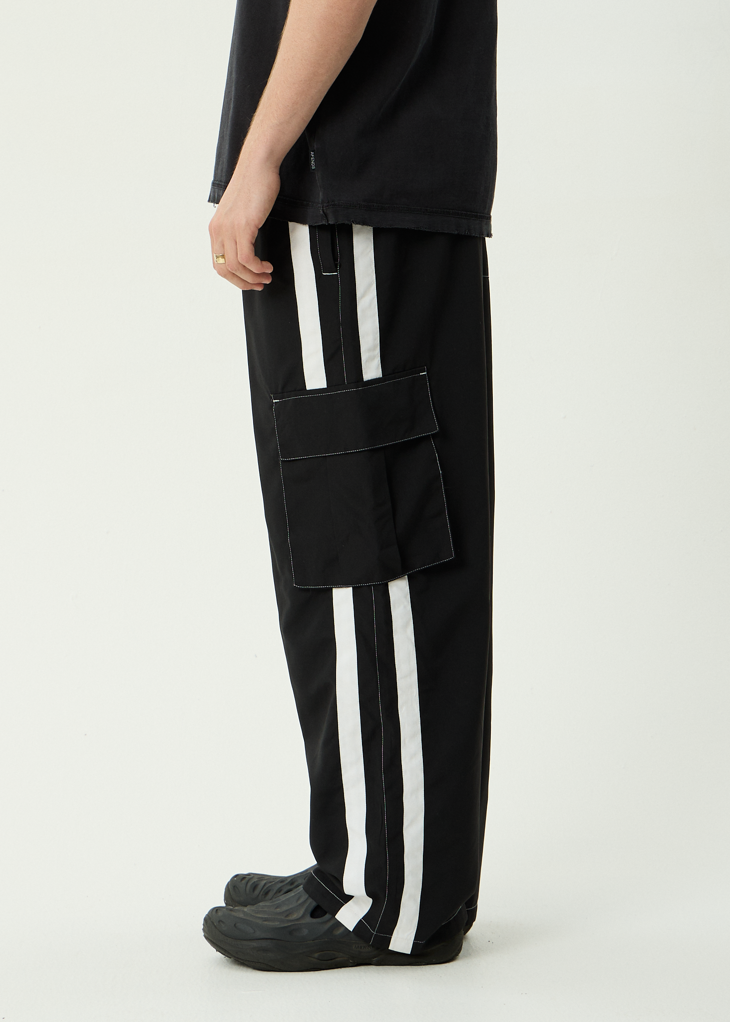 AFENDS Mens House Related - Cargo Pant - Black