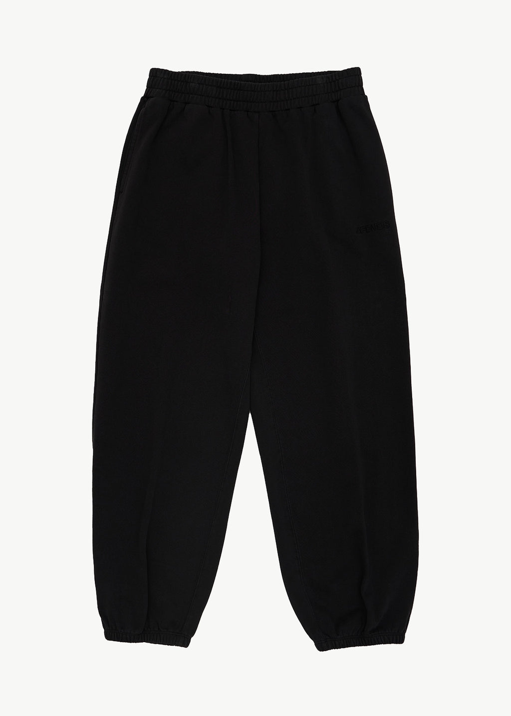 AFENDS Mens Genesis - Track Pant - Stone Black