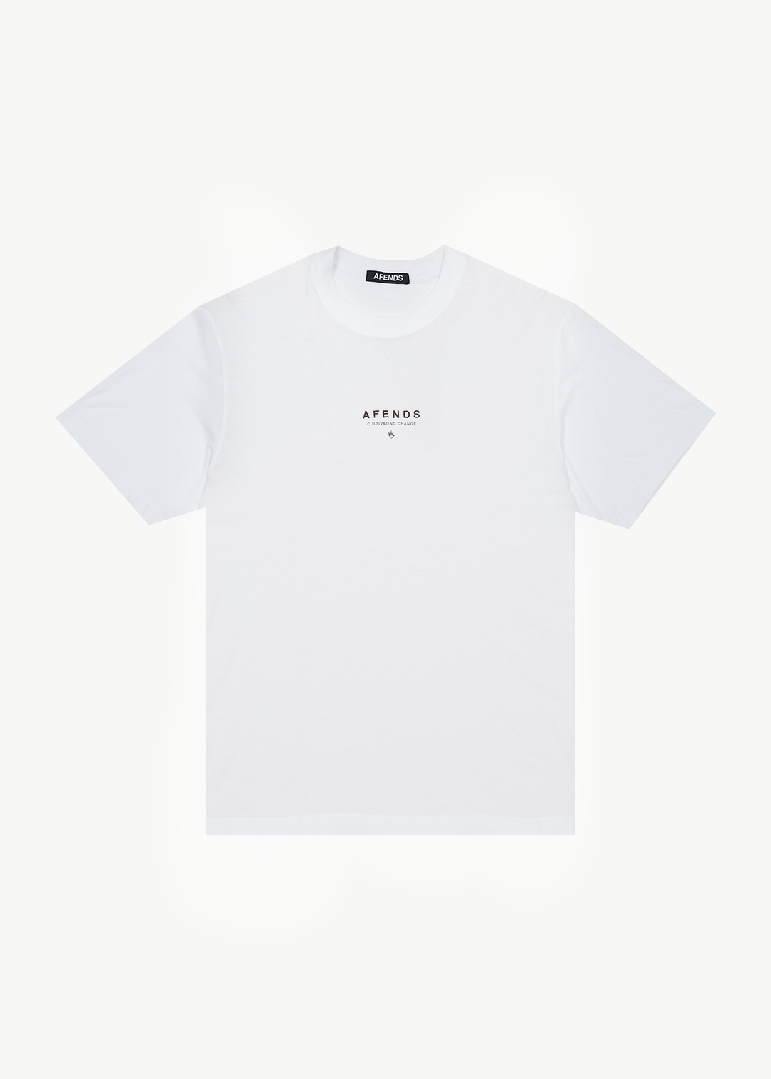 AFENDS Mens Space - Retro Fit Tee - White 