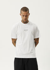 Afends Mens Space - Retro Fit Tee - White - Afends mens space   retro fit tee   white 