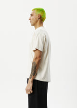 Afends Mens Star - Boxy Fit Tee - Moonbeam - Afends mens star   boxy fit tee   moonbeam 