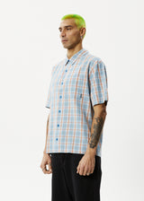 AFENDS Mens Position - Short Sleeve Shirt - Lake Check - Afends mens position   short sleeve shirt   lake check 
