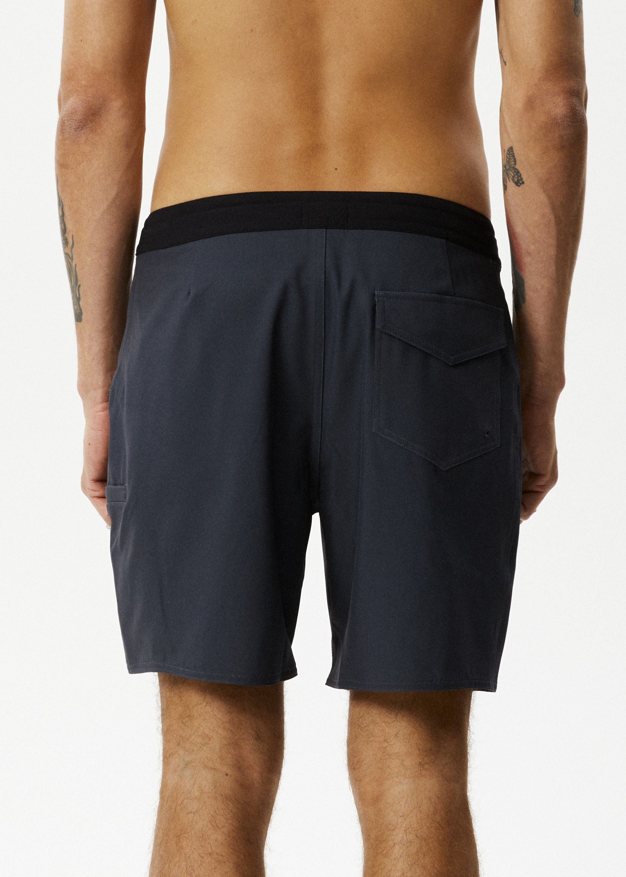 AFENDS Mens Graveyard - Surf Related Boardshort 18" - Charcoal