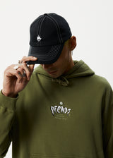 Afends Mens Enjoyment - Pull On Hood - Military - Afends mens enjoyment   pull on hood   military 