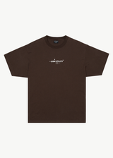 AFENDS Mens High Utility - Boxy T-Shirt - Coffee - Afends mens high utility   boxy t shirt   coffee 