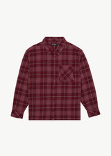 AFENDS Mens Questions - Flannel Shirt - Port - Afends mens questions   flannel shirt   port 