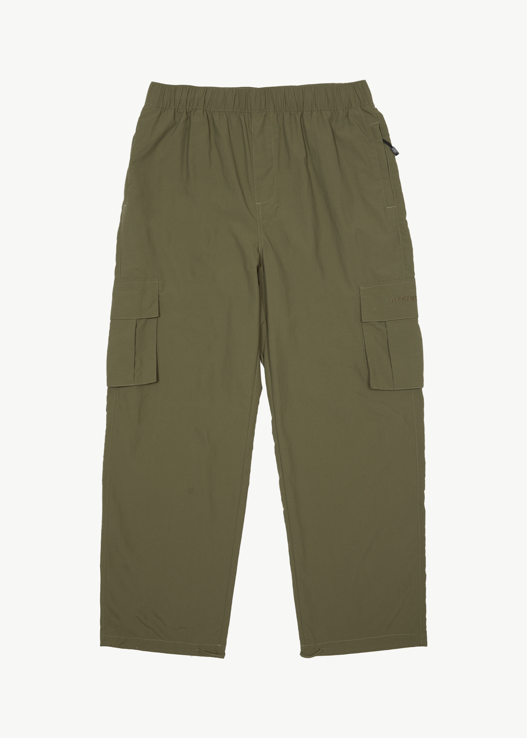 AFENDS Mens Badlands - Cargo Pants - Military 