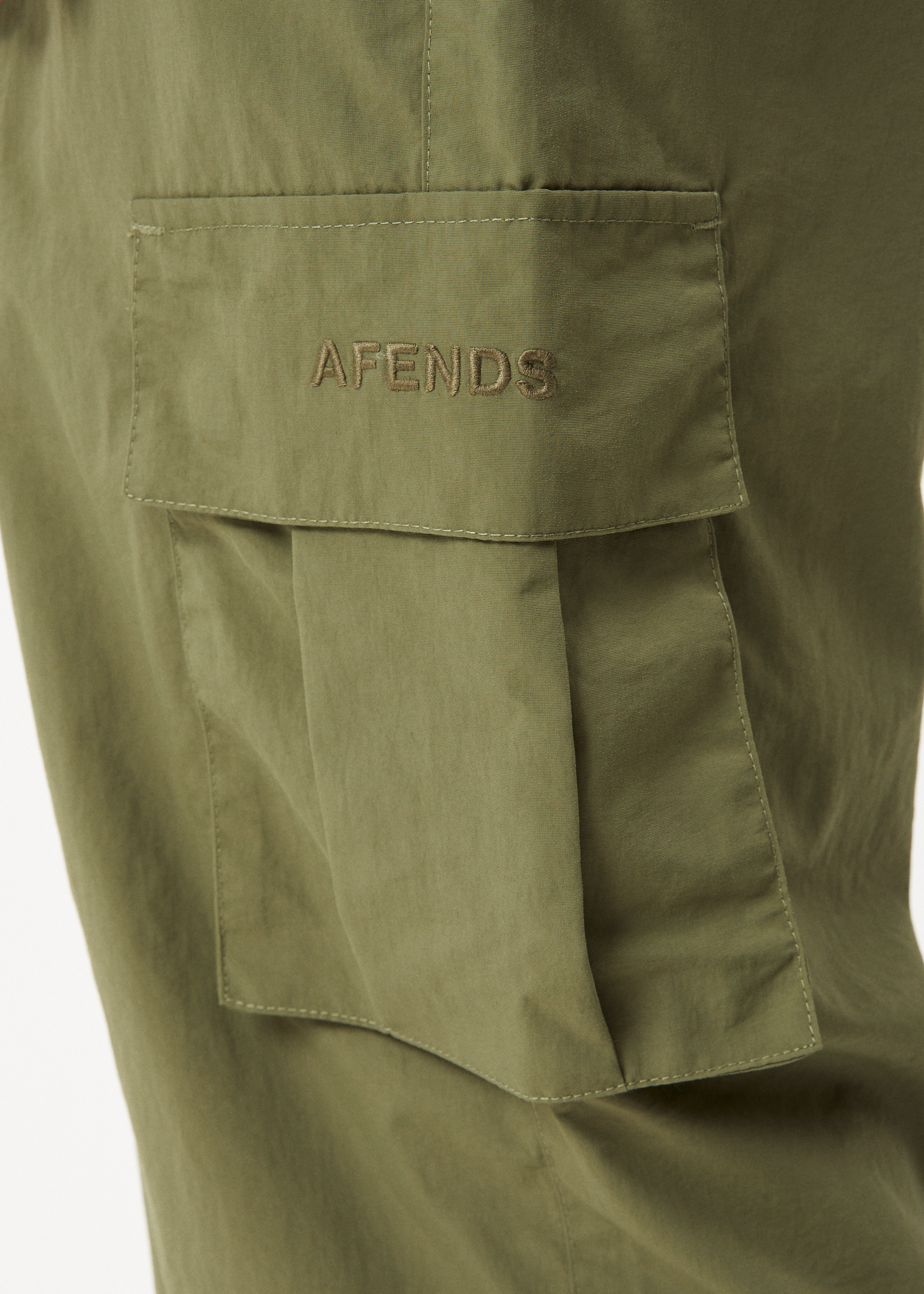 AFENDS Mens Badlands - Cargo Pant - Military