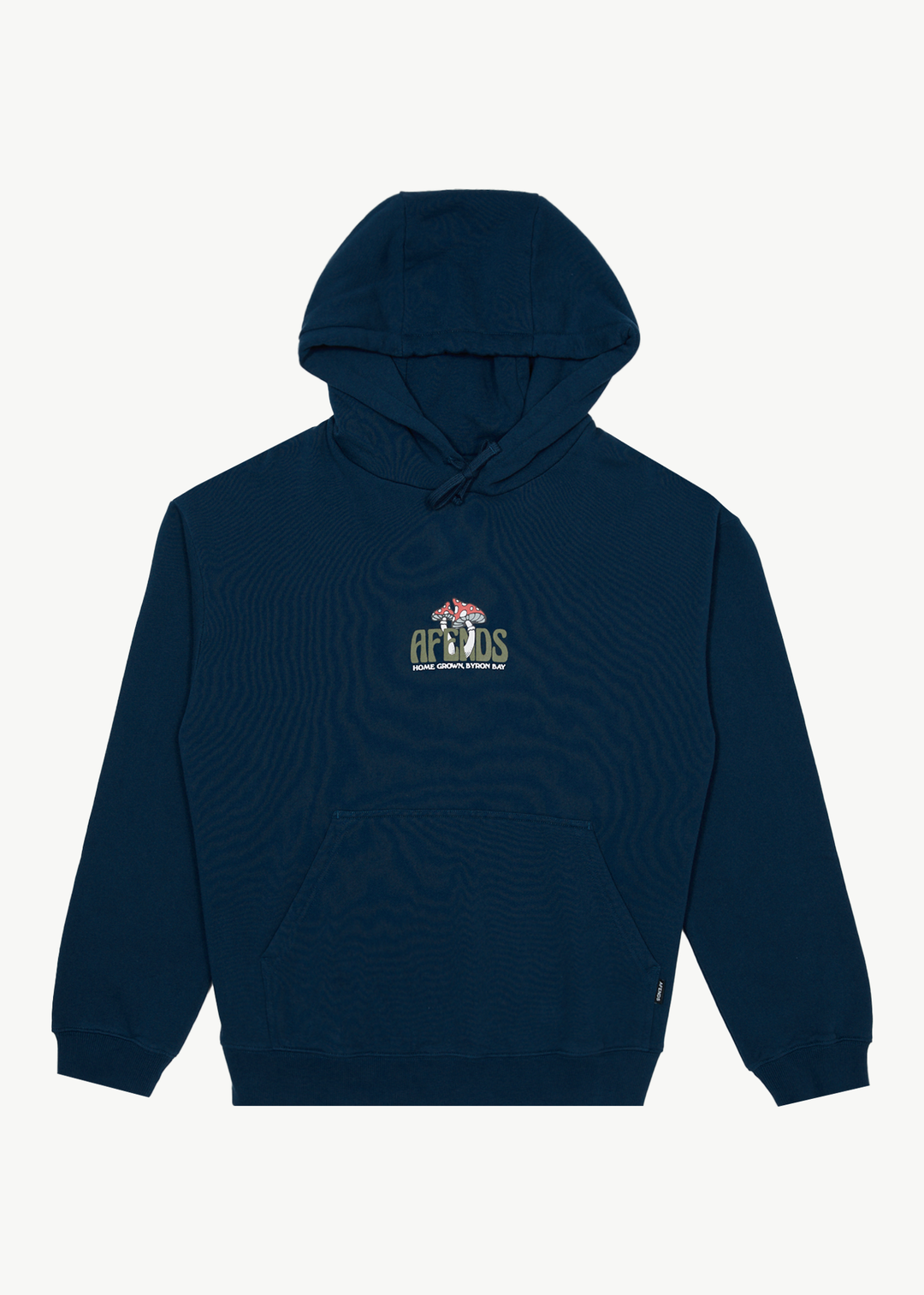 AFENDS Mens Let It Grow - Pull On Hood - Navy 