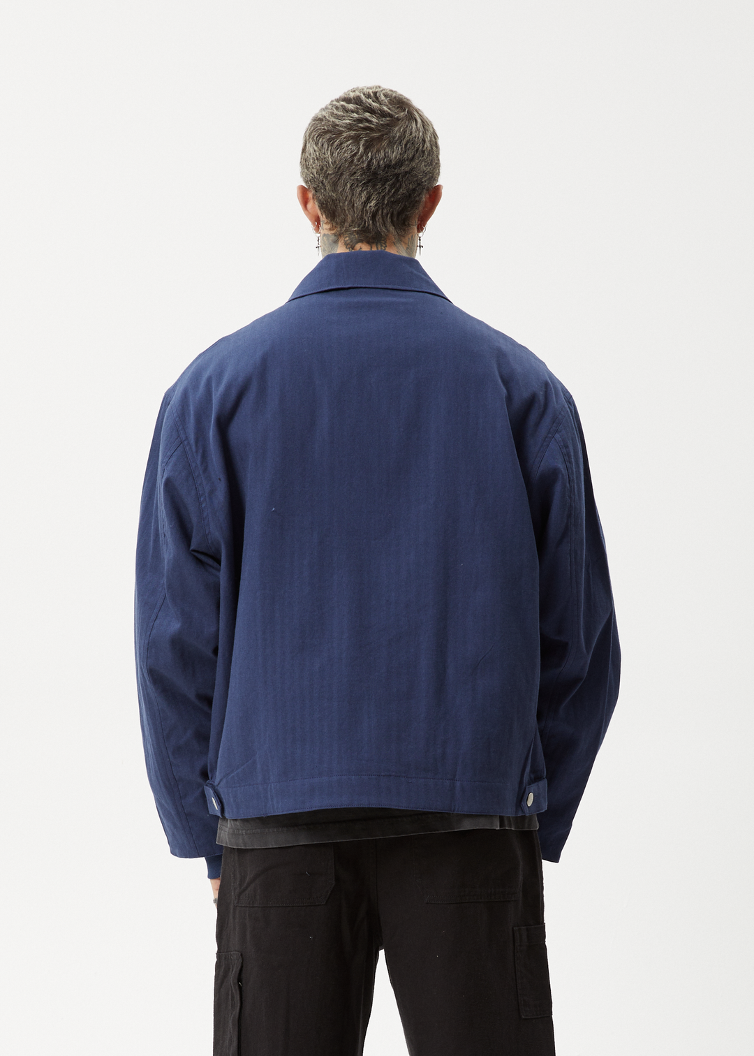 AFENDS Mens Oracle - Carpenter Jacket - Navy 