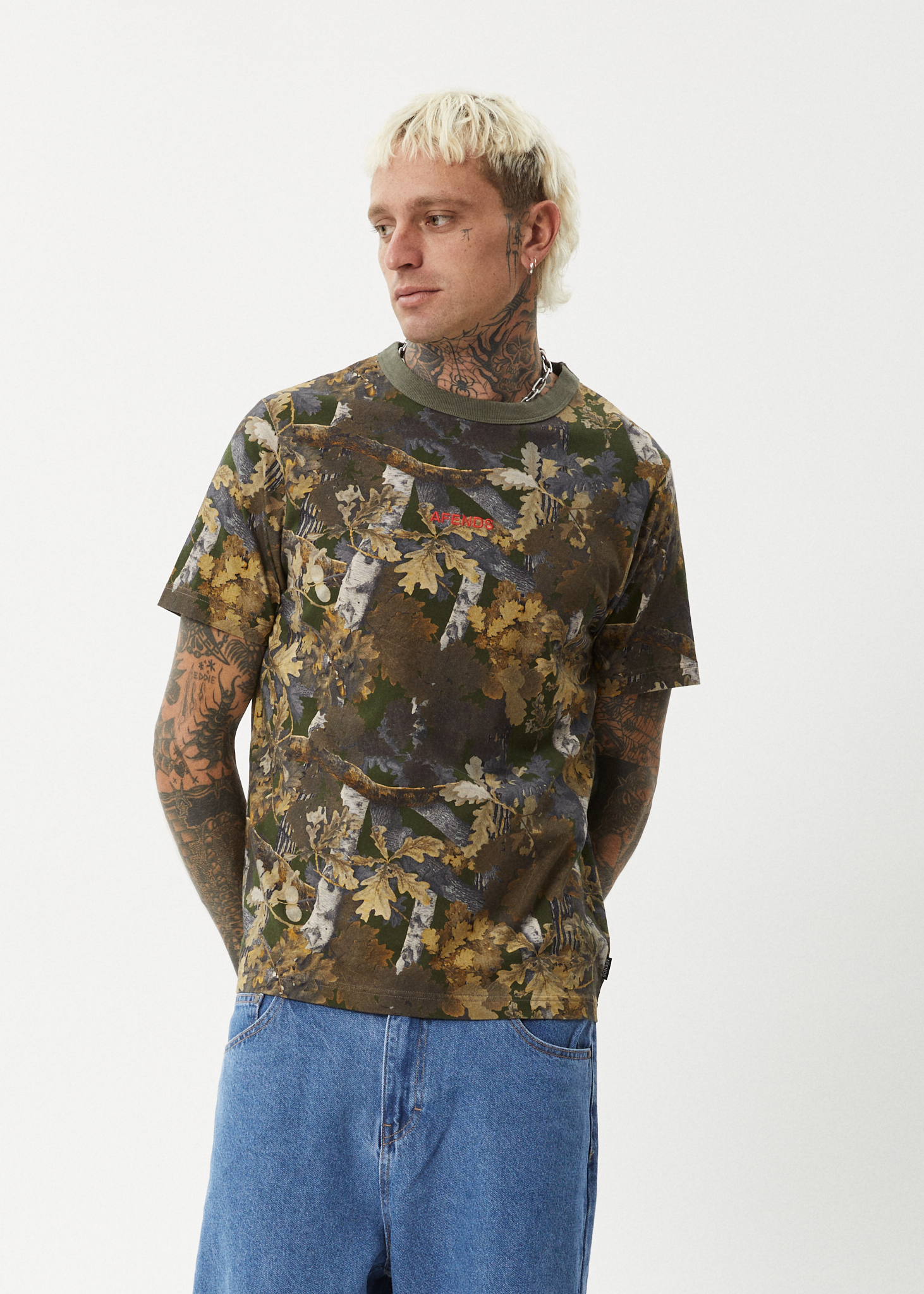 AFENDS Mens Find Me - Regular Tee - Find Me