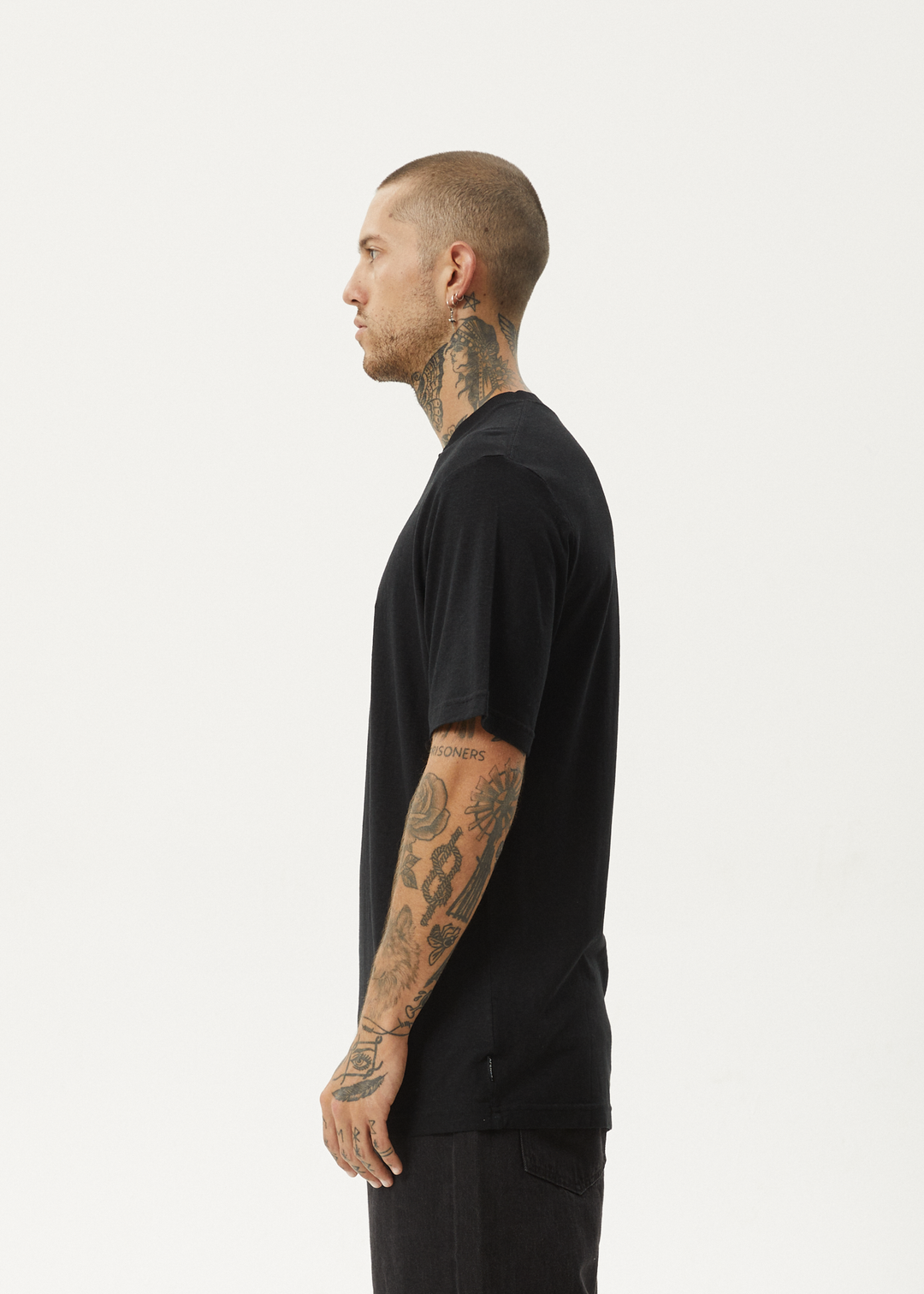 AFENDS Mens Fruiting - Retro Fit Tee - Black 