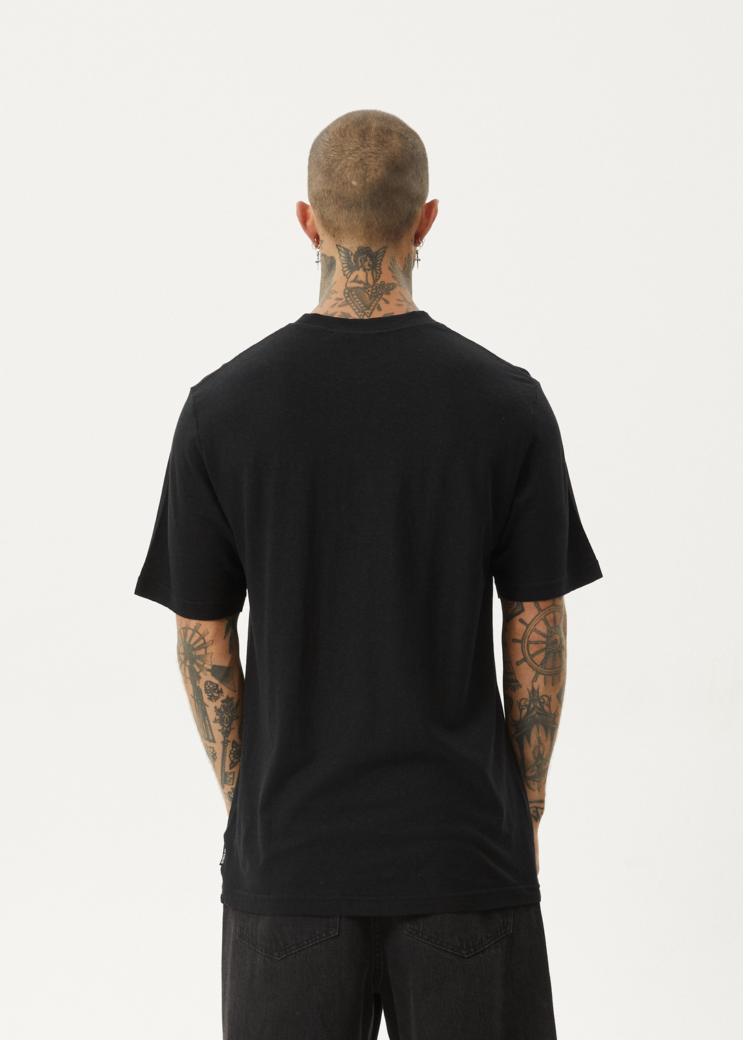 AFENDS Mens Fruiting - Retro Fit Tee - Black 