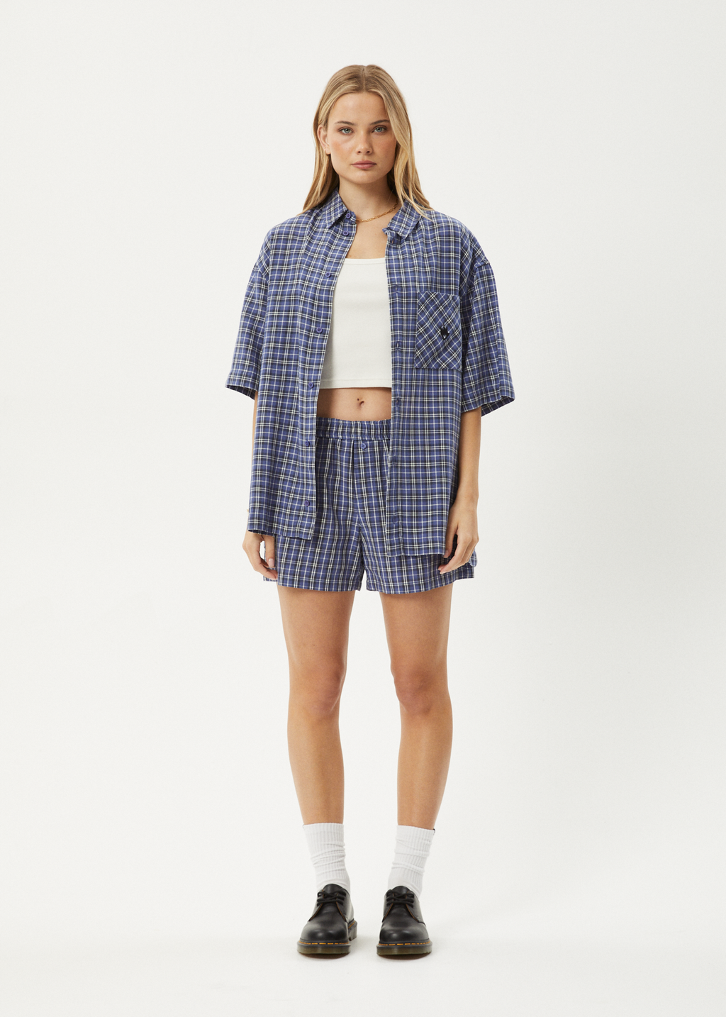 AFENDS Mens Shipwreck - Short Sleeve Shirt - Marlin